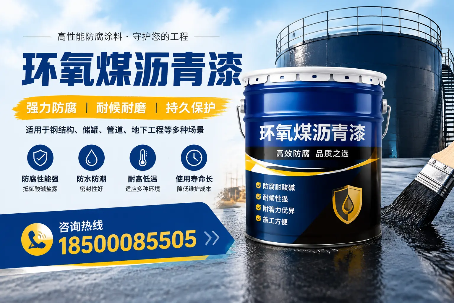 环氧煤沥青漆在工业中的应用,焦作企业的选择