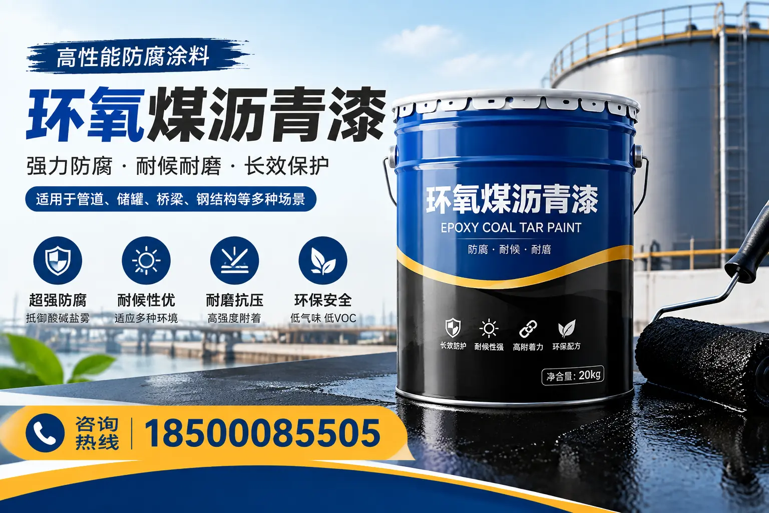 环氧煤沥青漆的施工步骤详解,焦作装修必备知识